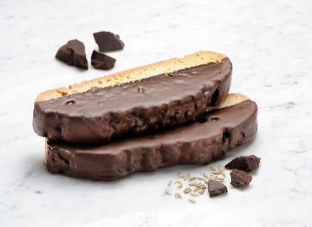 Mezzaluna Biscotti Dipped Amazing Anise