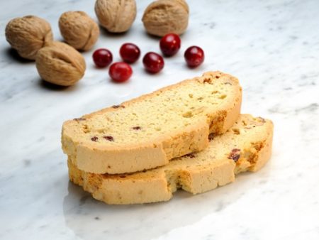 Mezzaluna Biscotti | Cranberry Walnut