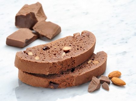 Mezzaluna Biscotti Double Chocolate Almond