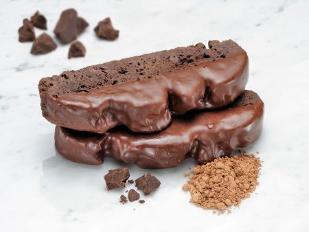 Mezzaluna Biscotti | Belgian Dark Dipped Chocolate Fudge