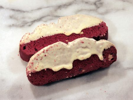 Mezzaluna Red Velvet Biscotti