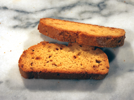 Mezzaluna Salted Caramel Biscotti
